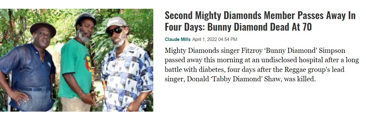 Bunny Diamond Dead